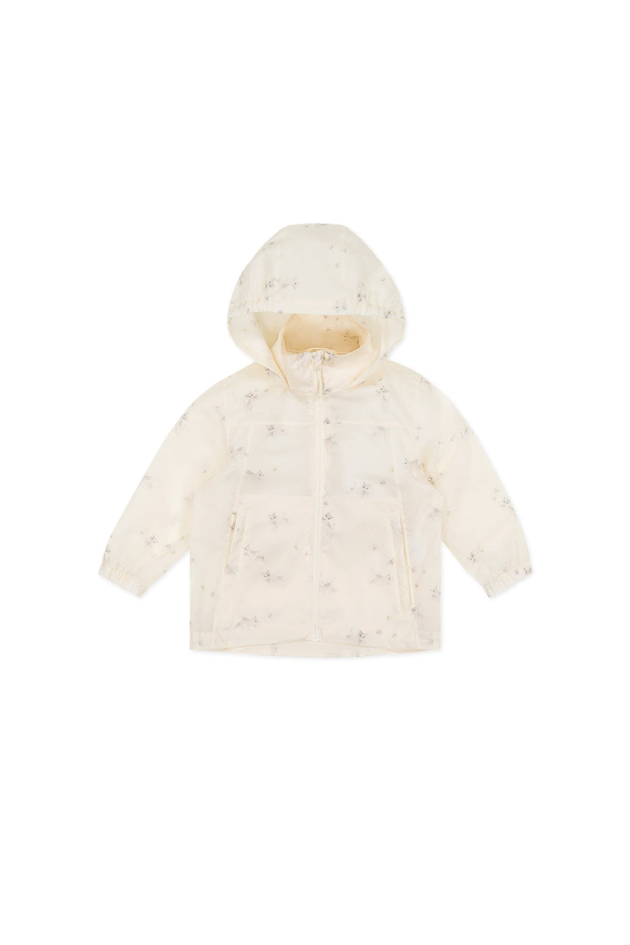 Avery Jacket - Playful Kitten Whisper White Childrens Jacket from Jamie Kay Australia