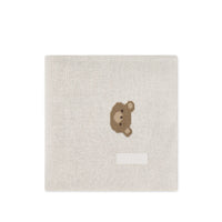 Bobbie Bear Knitted Blanket - Cloud Childrens Blanket from Jamie Kay Australia