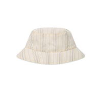 Bucket Hat - Coastal Stripe Cloud Childrens Hat from Jamie Kay Australia