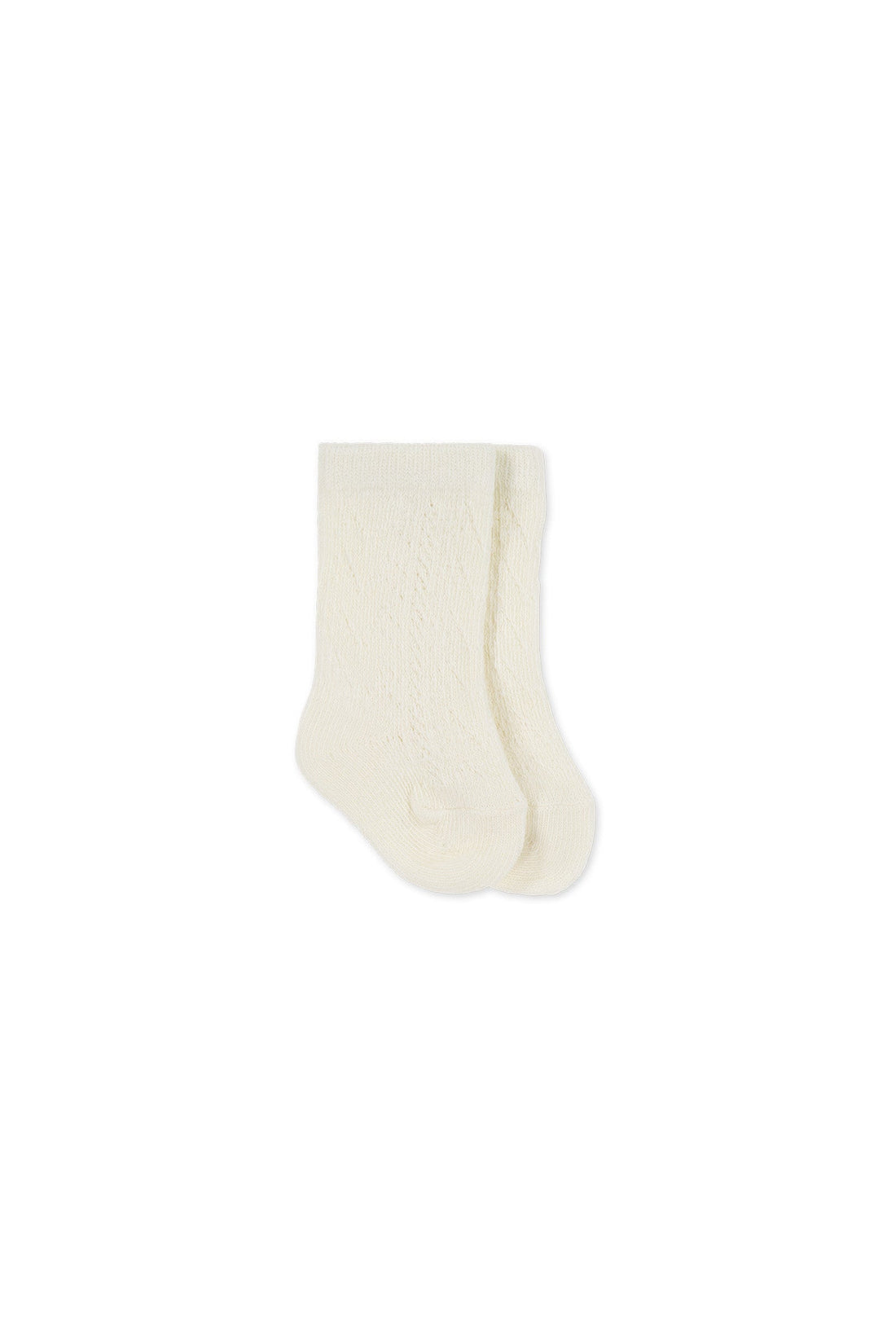 Cable Weave Knee High Sock - Plaster Childrens Sock from Jamie Kay Australia