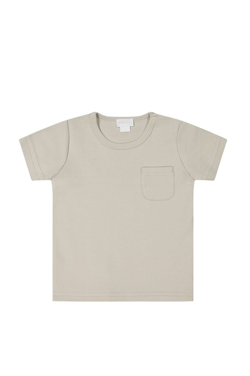 Pima Cotton Cameron Tee - Aloe Childrens Tee from Jamie Kay Australia