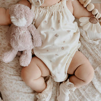 Organic Cotton Cassie Playsuit - Meredith Egret Childrens Playsuit from Jamie Kay Australia