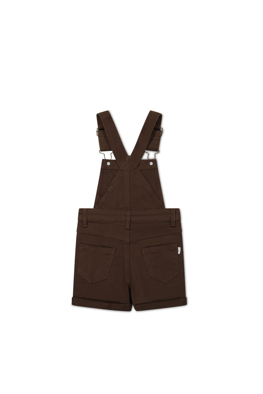 Chase Short Overall - Dark Coffee Childrens Overall from Jamie Kay Australia