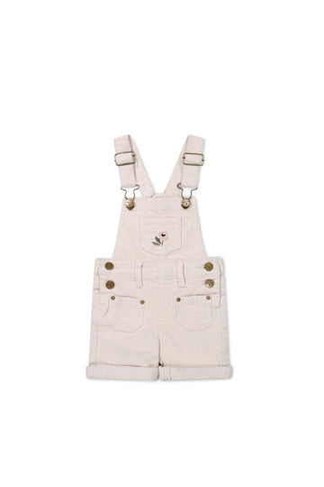 Chase Short Cord Overall - Rosewater Petite Goldie Childrens Overall from Jamie Kay Australia