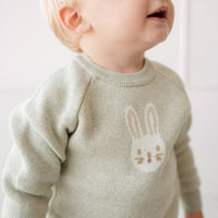 Ethan Jumper - Honeydew Marle Childrens Jumper from Jamie Kay Australia