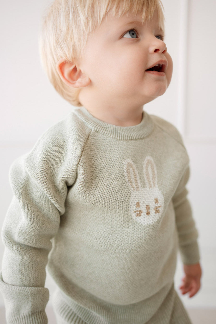 Ethan Jumper - Honeydew Marle Childrens Jumper from Jamie Kay Australia