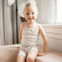 Organic Cotton Modal Singlet - Beech Childrens Singlet from Jamie Kay Australia