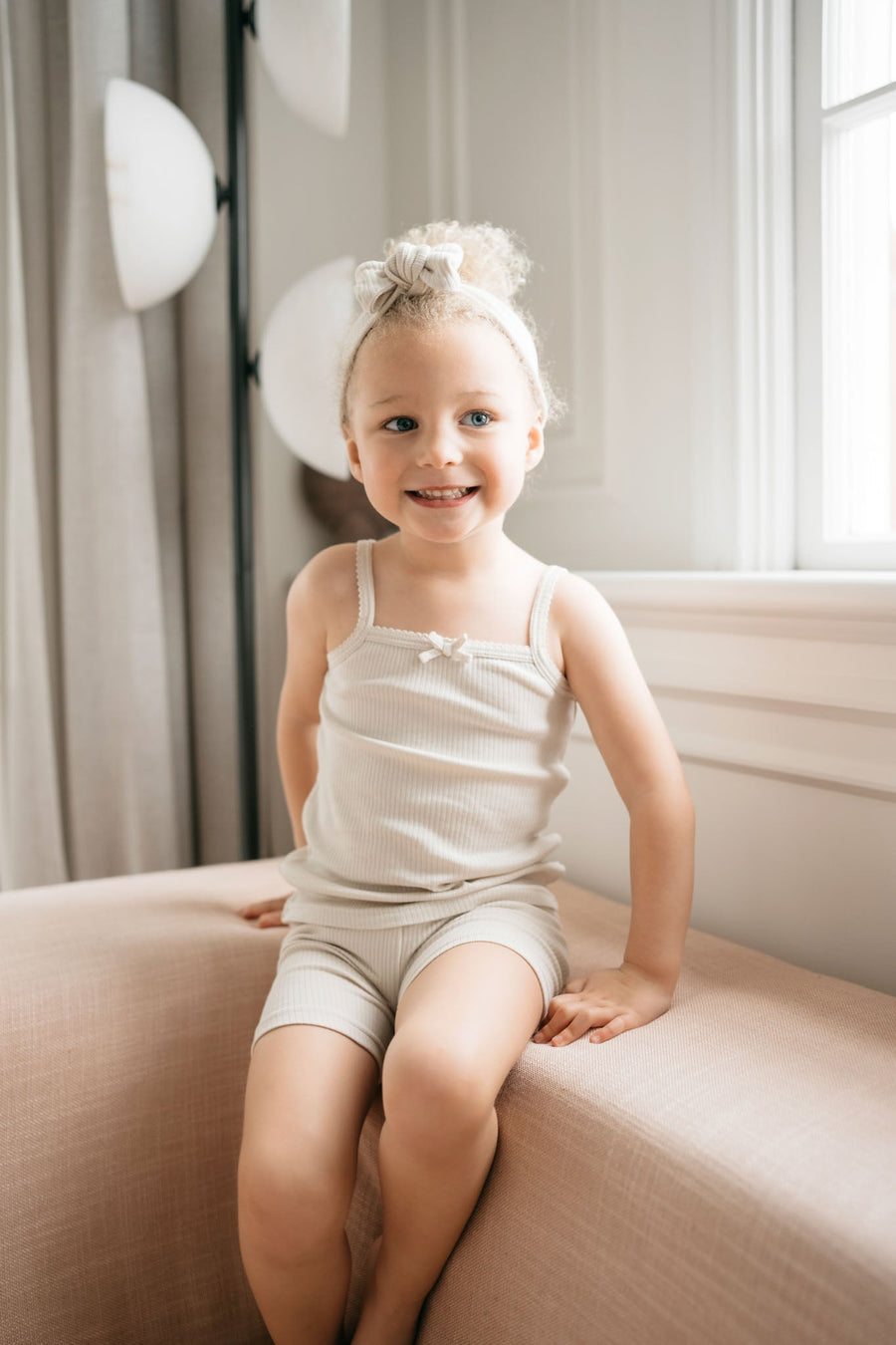 Organic Cotton Modal Singlet - Beech Childrens Singlet from Jamie Kay Australia