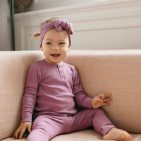 Organic Cotton Modal Everyday Legging - Berry Jam Childrens Legging from Jamie Kay Australia