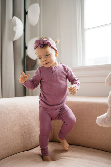 Organic Cotton Modal Everyday Legging - Berry Jam Childrens Legging from Jamie Kay Australia