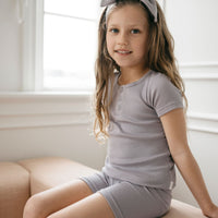 Organic Cotton Modal Henley Tee - Moon Childrens Top from Jamie Kay Australia