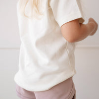 Organic Cotton Ivy Shortie - Lavender Musk Childrens short from Jamie Kay Australia