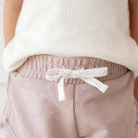 Organic Cotton Ivy Shortie - Lavender Musk Childrens short from Jamie Kay Australia