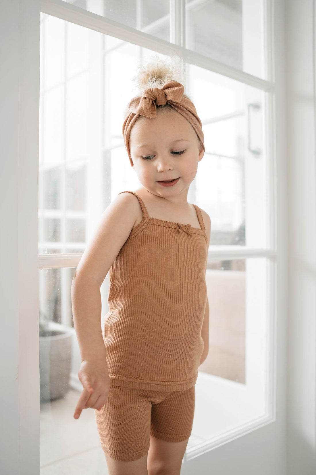 Organic Cotton Modal Singlet - Desert Childrens Singlet from Jamie Kay Australia