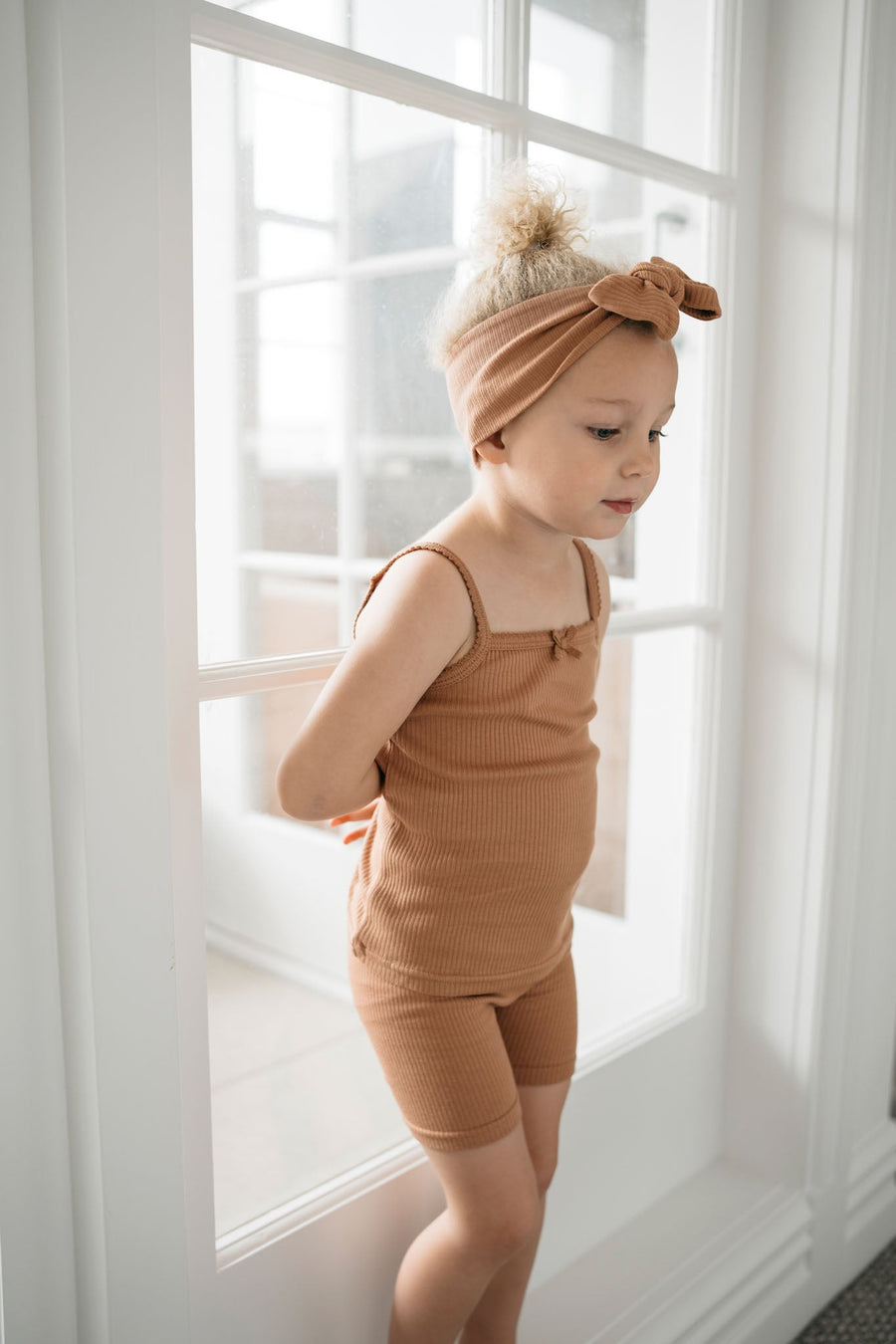 Organic Cotton Modal Singlet - Desert Childrens Singlet from Jamie Kay Australia