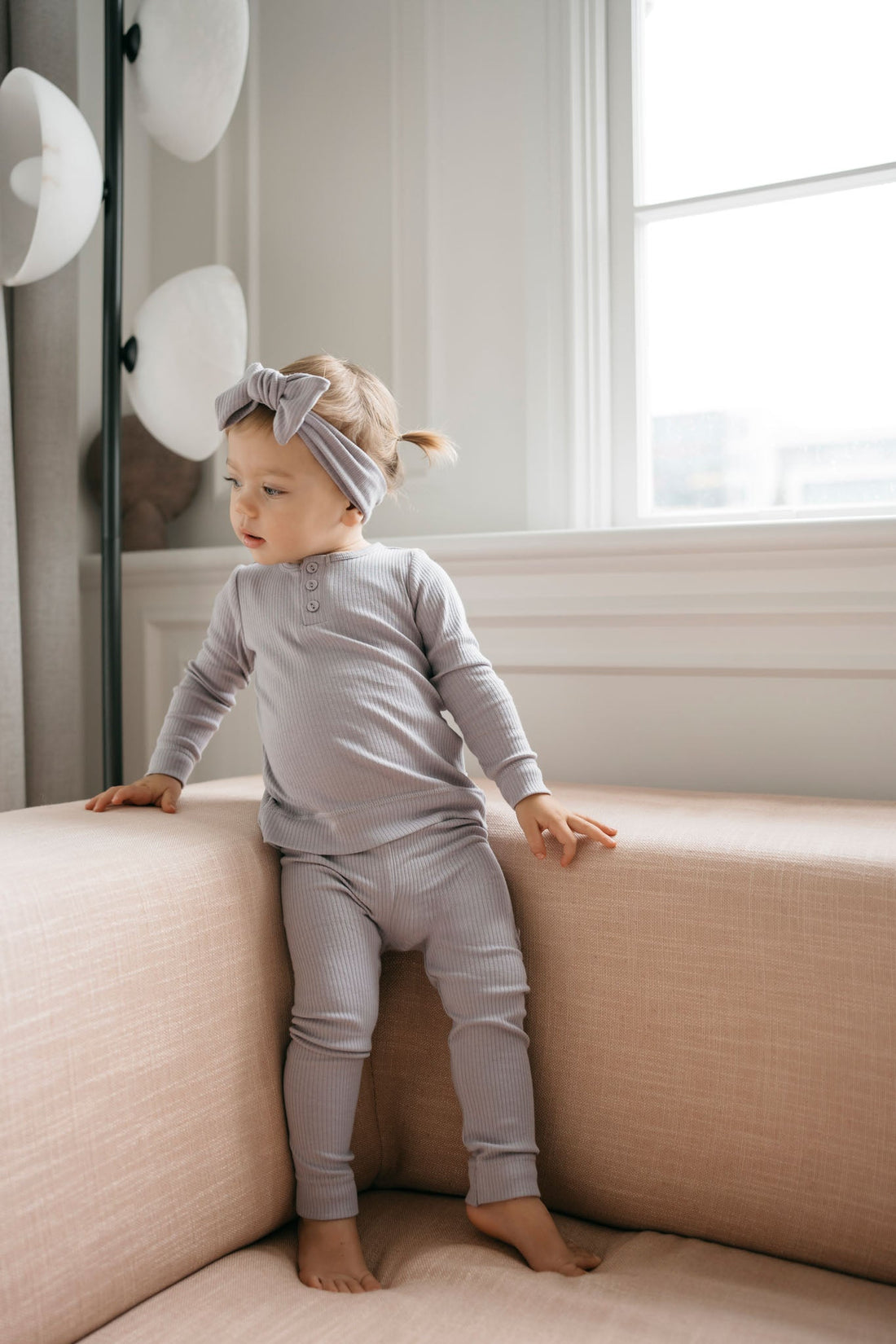 Organic Cotton Modal Lilian Headband - Moon Childrens Headband from Jamie Kay Australia