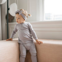 Organic Cotton Modal Long Sleeve Henley - Moon Childrens Top from Jamie Kay Australia