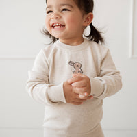 Ethan Jumper - Skimming Stone Marle Childrens Jumper from Jamie Kay Australia