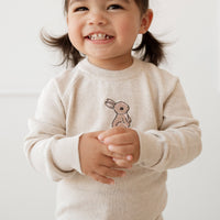 Ethan Jumper - Skimming Stone Marle Childrens Jumper from Jamie Kay Australia