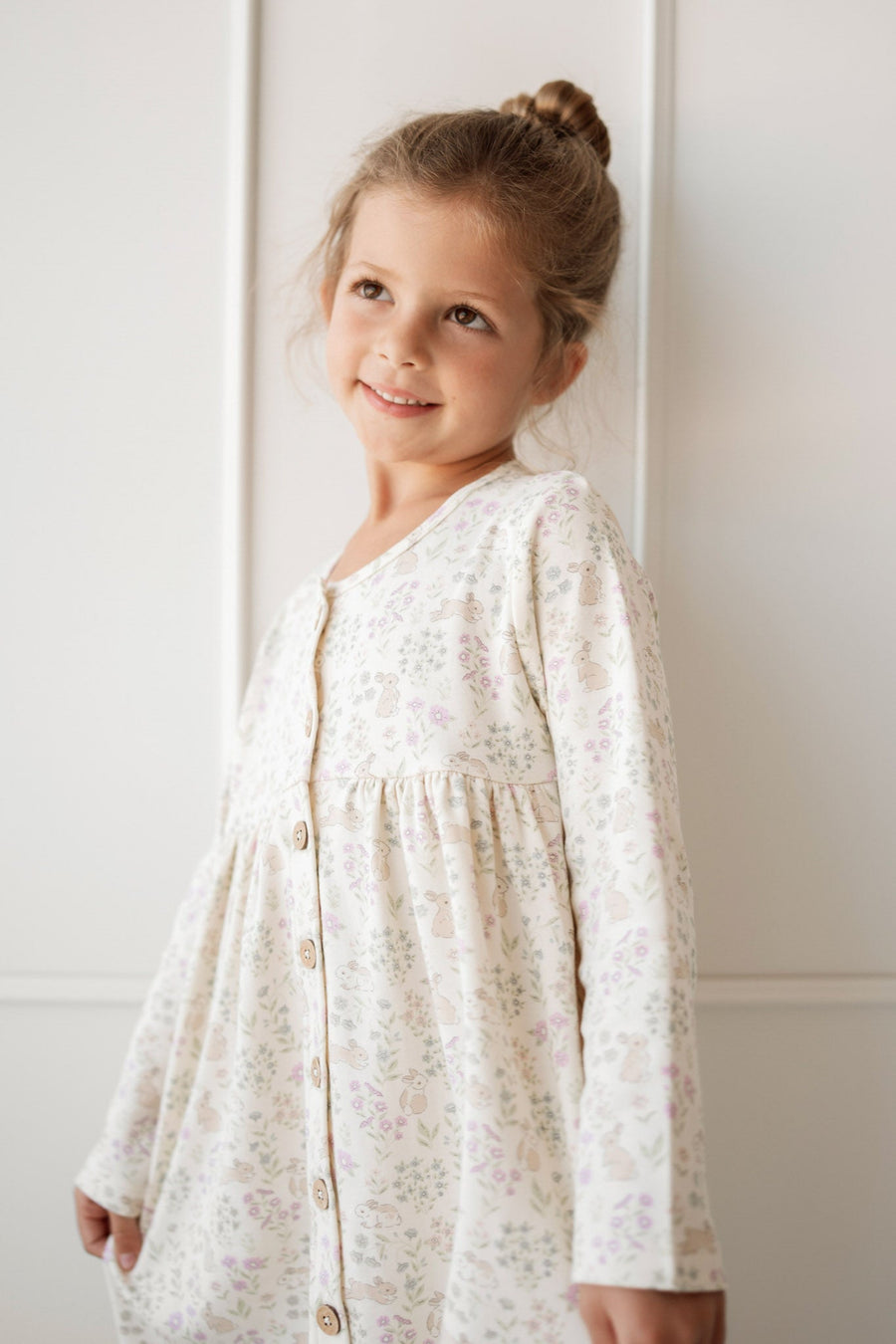 Organic Cotton Poppy Dress - Penny's Egg Hunt Childrens Dress from Jamie Kay Australia