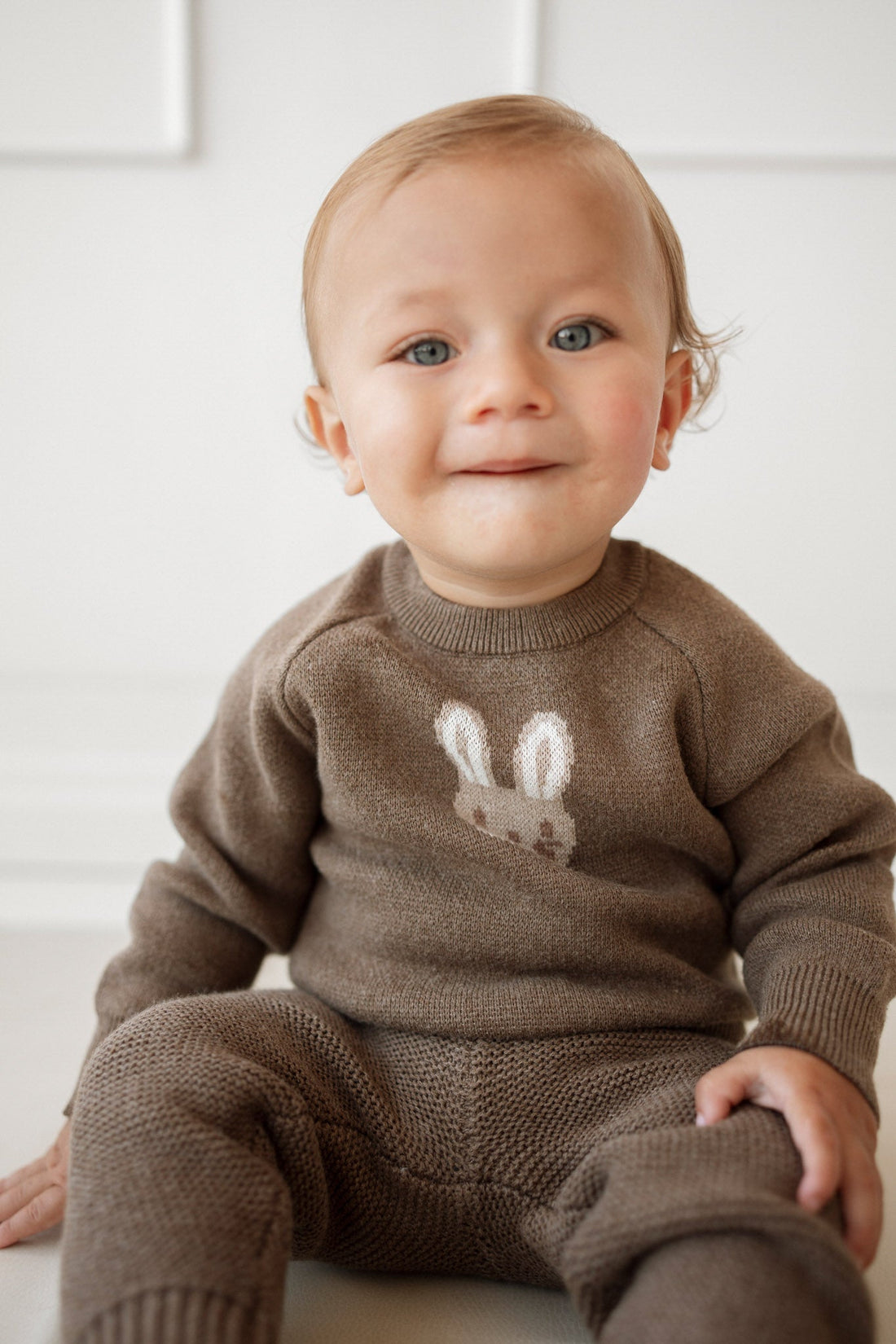 Ethan Jumper - Sepia Marle Childrens Jumper from Jamie Kay Australia