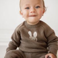 Ethan Jumper - Sepia Marle Childrens Jumper from Jamie Kay Australia