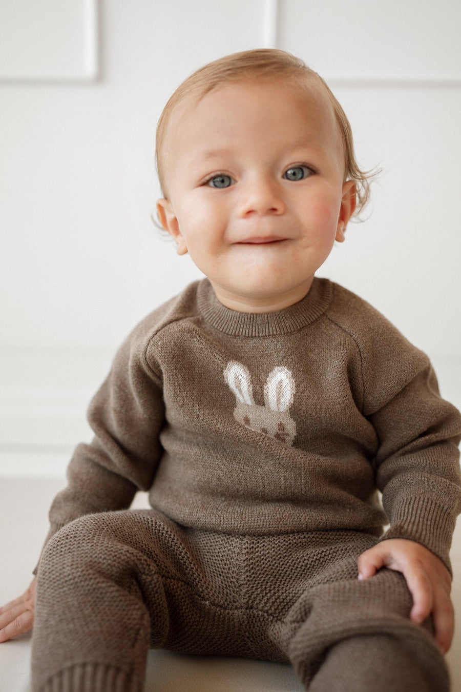 Ethan Jumper - Sepia Marle Childrens Jumper from Jamie Kay Australia