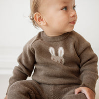 Ethan Jumper - Sepia Marle Childrens Jumper from Jamie Kay Australia