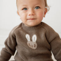 Ethan Jumper - Sepia Marle Childrens Jumper from Jamie Kay Australia