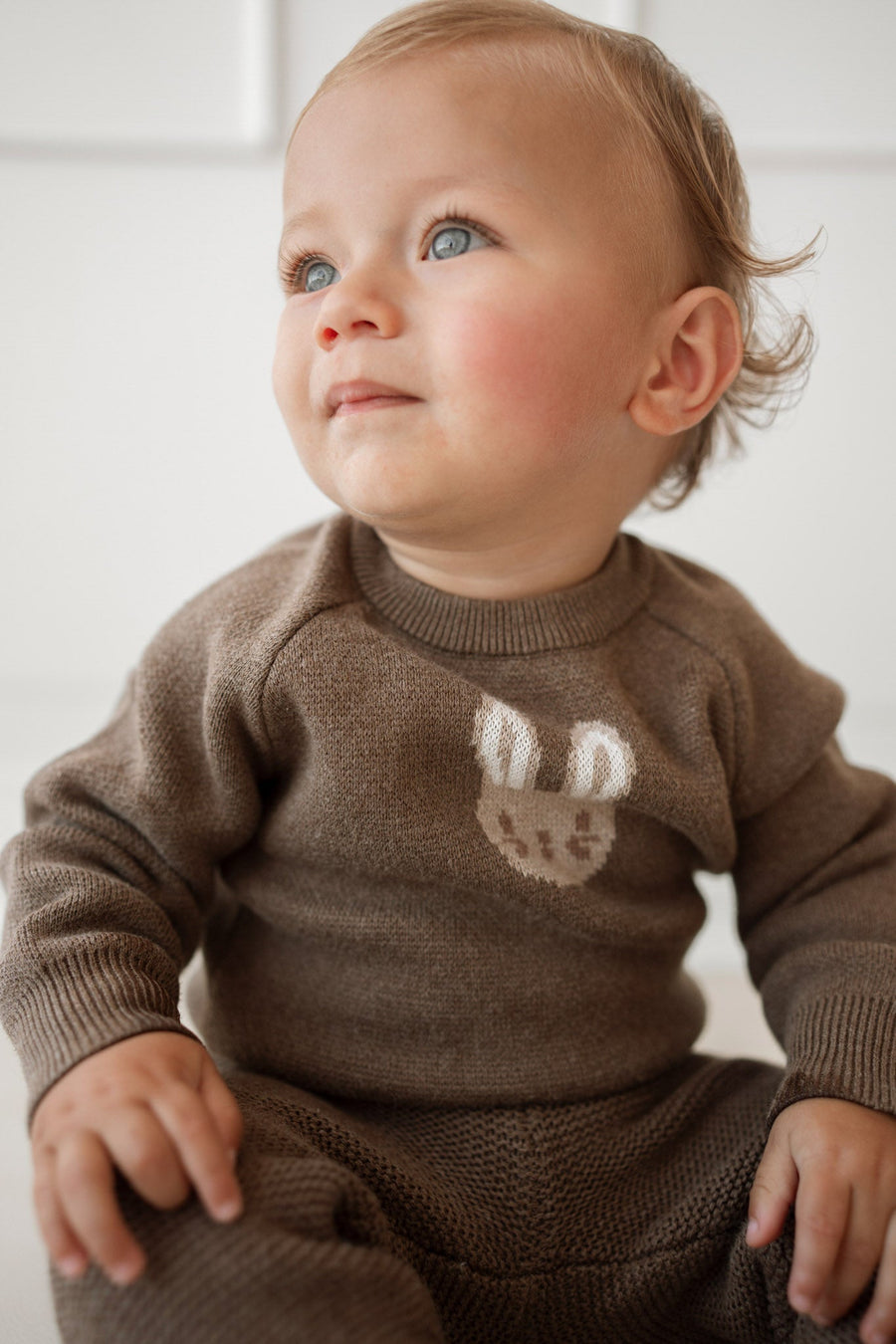 Ethan Jumper - Sepia Marle Childrens Jumper from Jamie Kay Australia