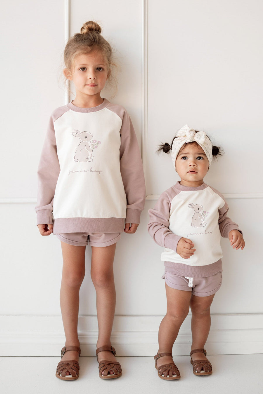 Organic Cotton Tao Sweatshirt - Lavender Musk Childrens Sweatshirt from Jamie Kay Australia