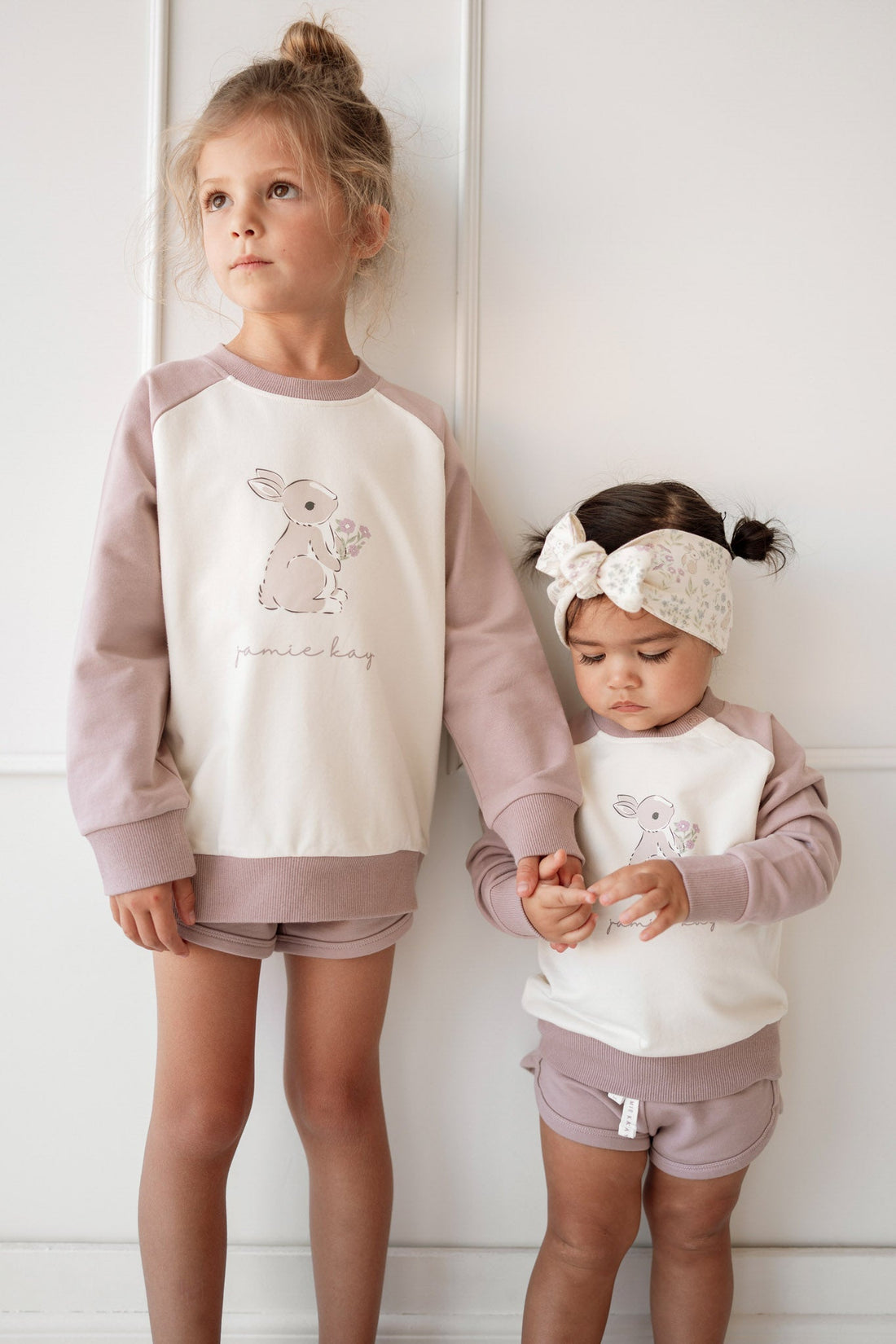 Organic Cotton Tao Sweatshirt - Lavender Musk Childrens Sweatshirt from Jamie Kay Australia