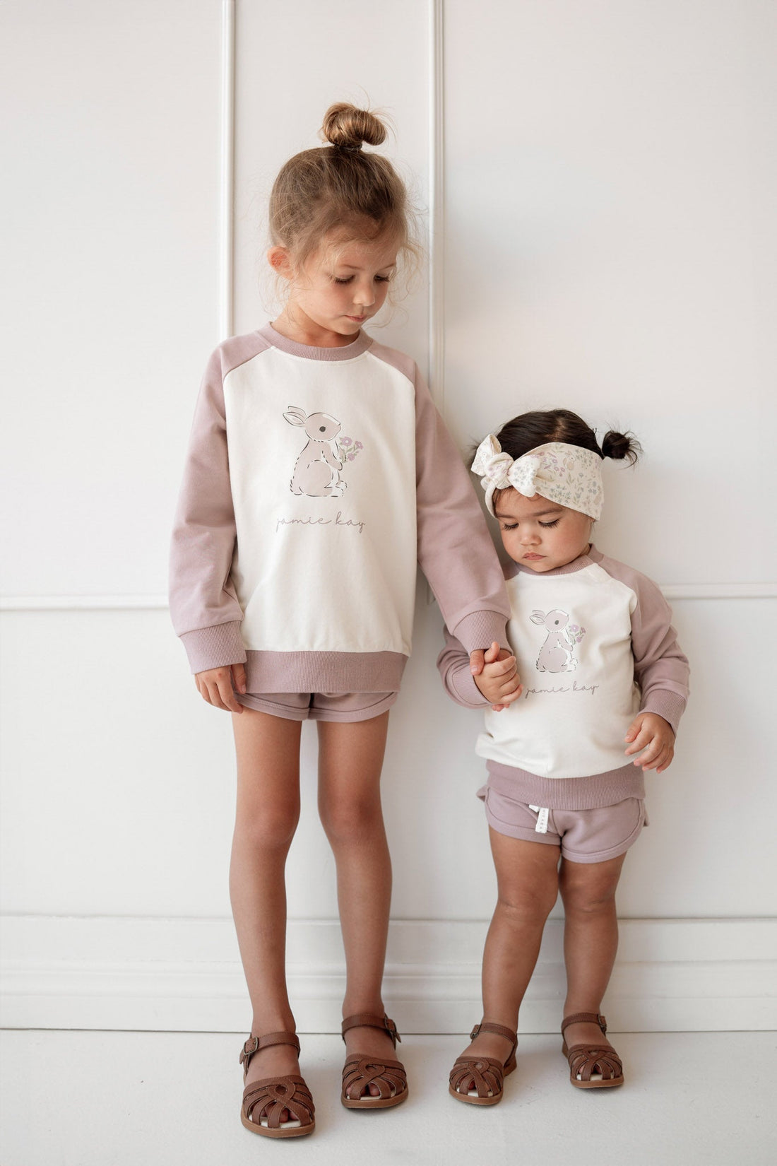 Organic Cotton Tao Sweatshirt - Lavender Musk Childrens Sweatshirt from Jamie Kay Australia