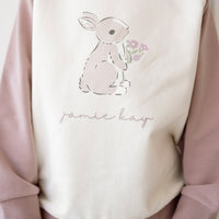 Organic Cotton Tao Sweatshirt - Lavender Musk Childrens Sweatshirt from Jamie Kay Australia