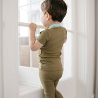 Organic Cotton Modal Everyday Legging - Herb Childrens Legging from Jamie Kay Australia