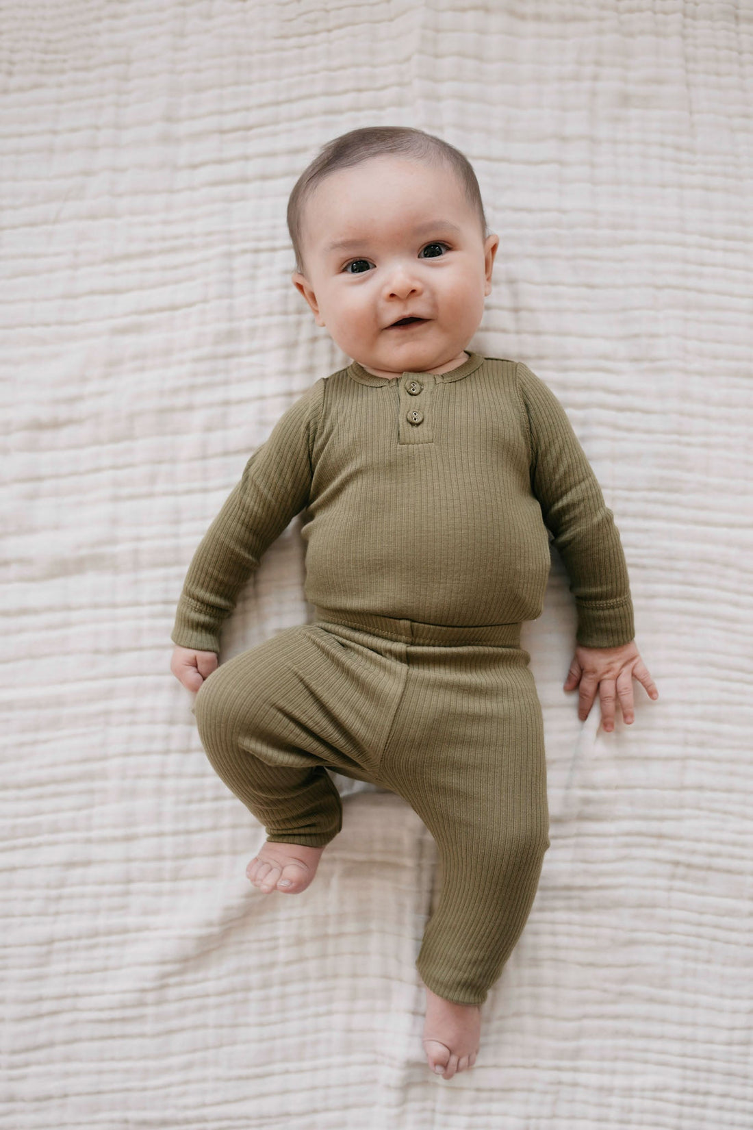 Organic Cotton Modal Everyday Legging - Herb Childrens Legging from Jamie Kay Australia