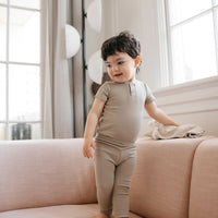 Organic Cotton Modal Everyday Legging - Rye Childrens Legging from Jamie Kay Australia