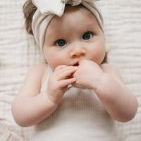 Organic Cotton Modal Lilian Headband - Beech Childrens Headband from Jamie Kay Australia