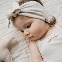 Organic Cotton Modal Lilian Headband - Beech Childrens Headband from Jamie Kay Australia