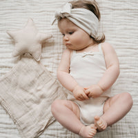 Organic Cotton Modal Lilian Headband - Beech Childrens Headband from Jamie Kay Australia