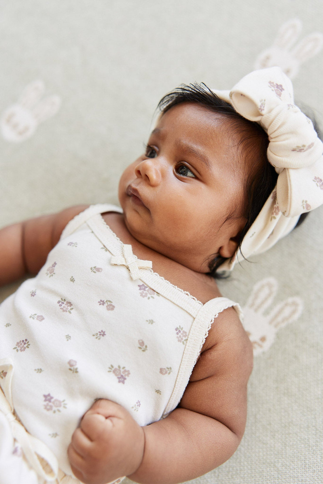 Organic Cotton Bridget Singlet Bodysuit - Irina Tofu Childrens Bodysuit from Jamie Kay Australia