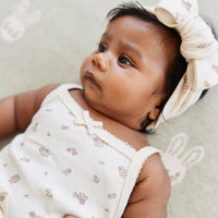 Organic Cotton Bridget Singlet Bodysuit - Irina Tofu Childrens Bodysuit from Jamie Kay Australia