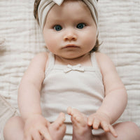 Organic Cotton Modal Lilian Headband - Beech Childrens Headband from Jamie Kay Australia