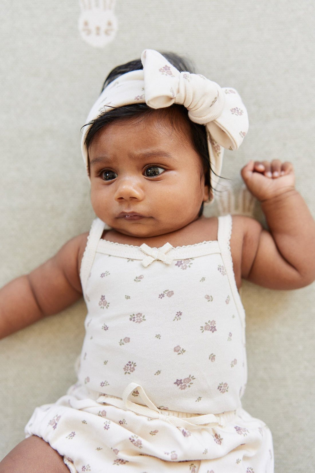 Organic Cotton Bridget Singlet Bodysuit - Irina Tofu Childrens Bodysuit from Jamie Kay Australia