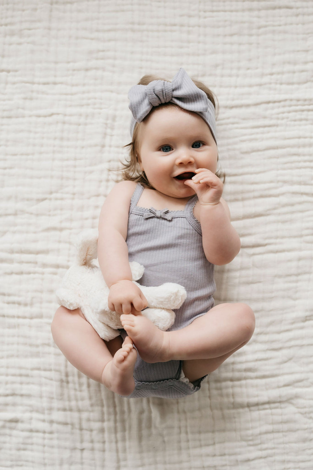 Organic Cotton Modal Lilian Headband - Moon Childrens Headband from Jamie Kay Australia