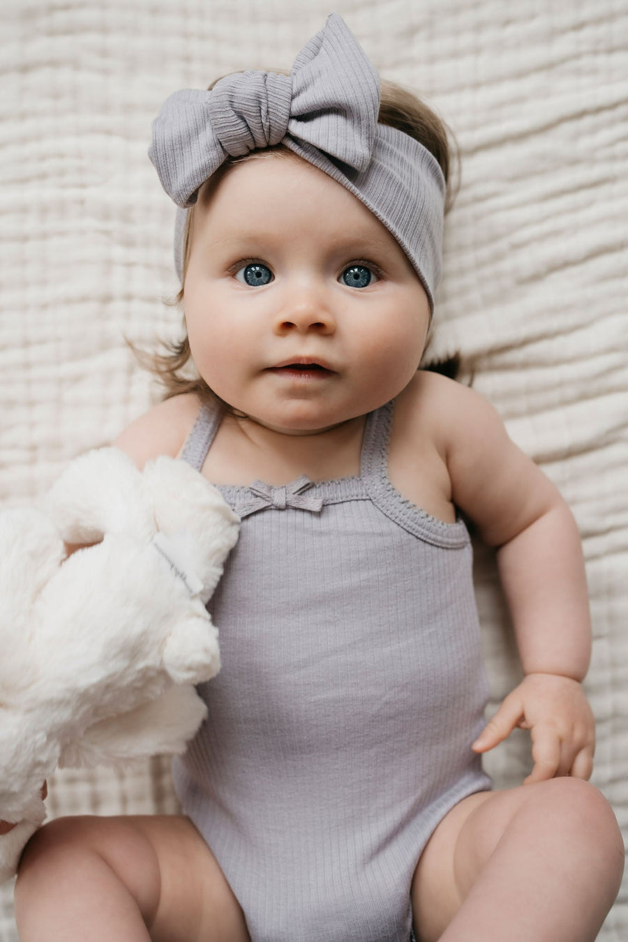 Organic Cotton Modal Lilian Headband - Moon Childrens Headband from Jamie Kay Australia