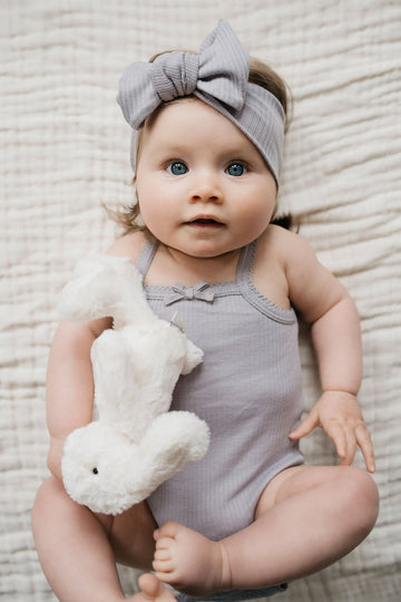 Organic Cotton Modal Singlet Bodysuit - Moon Childrens Bodysuit from Jamie Kay Australia