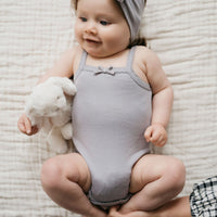 Organic Cotton Modal Singlet Bodysuit - Moon Childrens Bodysuit from Jamie Kay Australia