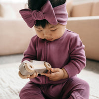 Organic Cotton Modal Frankie Onepiece - Grape Childrens Onepiece from Jamie Kay Australia