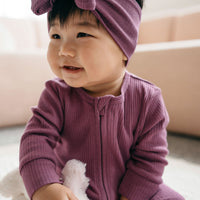 Organic Cotton Modal Frankie Onepiece - Grape Childrens Onepiece from Jamie Kay Australia